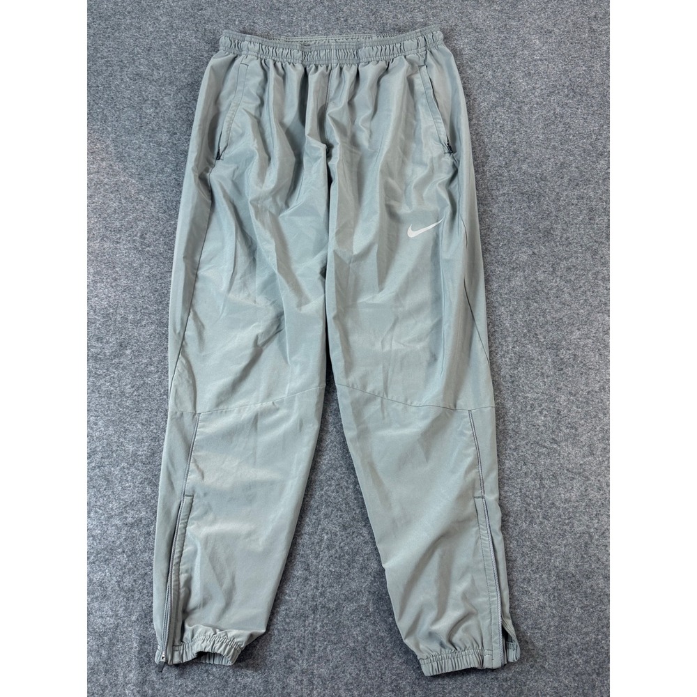 Nike Woven Challenger Track Pants Men's Large Gray Dri-FIT Athletic DB4110-084